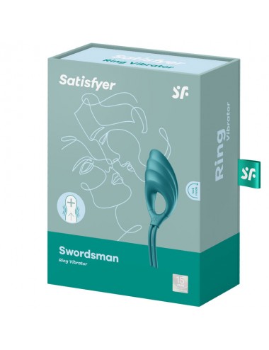 VIBRATORE AD ANELLO SATISFYER SWORDSMAN - VERDE