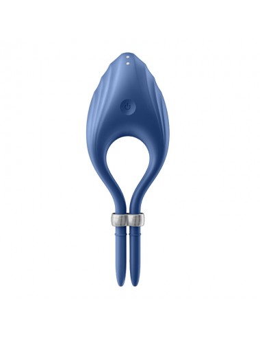 VIBRATORE AD ANELLO SATISFYER DUELIST - BLU