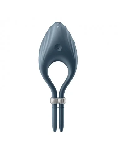 VIBRATORE AD ANELLO SATISFYER DUELIST - GRIGIO