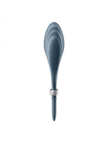 VIBRATORE AD ANELLO SATISFYER DUELIST - GRIGIO
