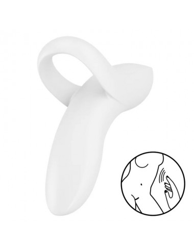 VIBRATORE PER DITO SATISFYER BOLD LOVER - BIANCO