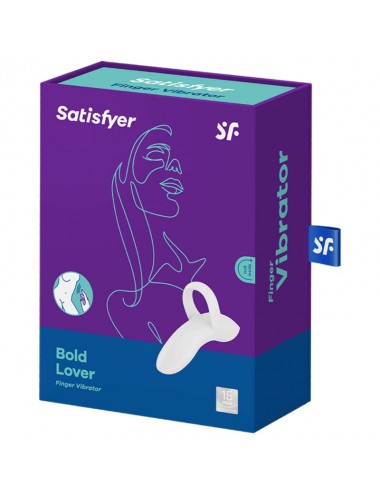 VIBRATORE PER DITO SATISFYER BOLD LOVER - BIANCO