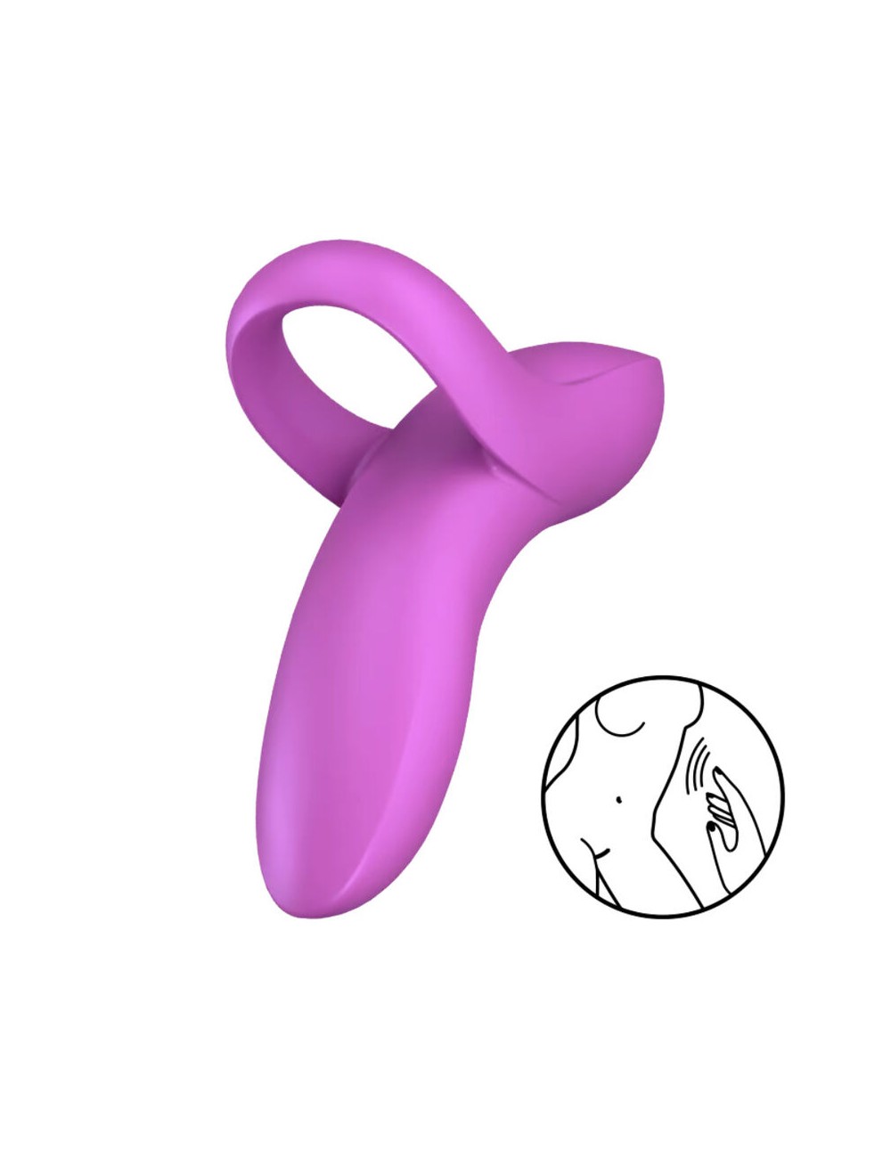 VIBRATORE PER DITO SATISFYER BOLD LOVER - ROSA