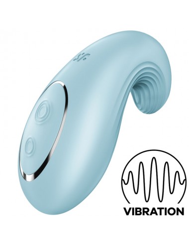 VIBRATORE DA APPOGGIO SATISFYER DIPPING DELIGHT - BLU