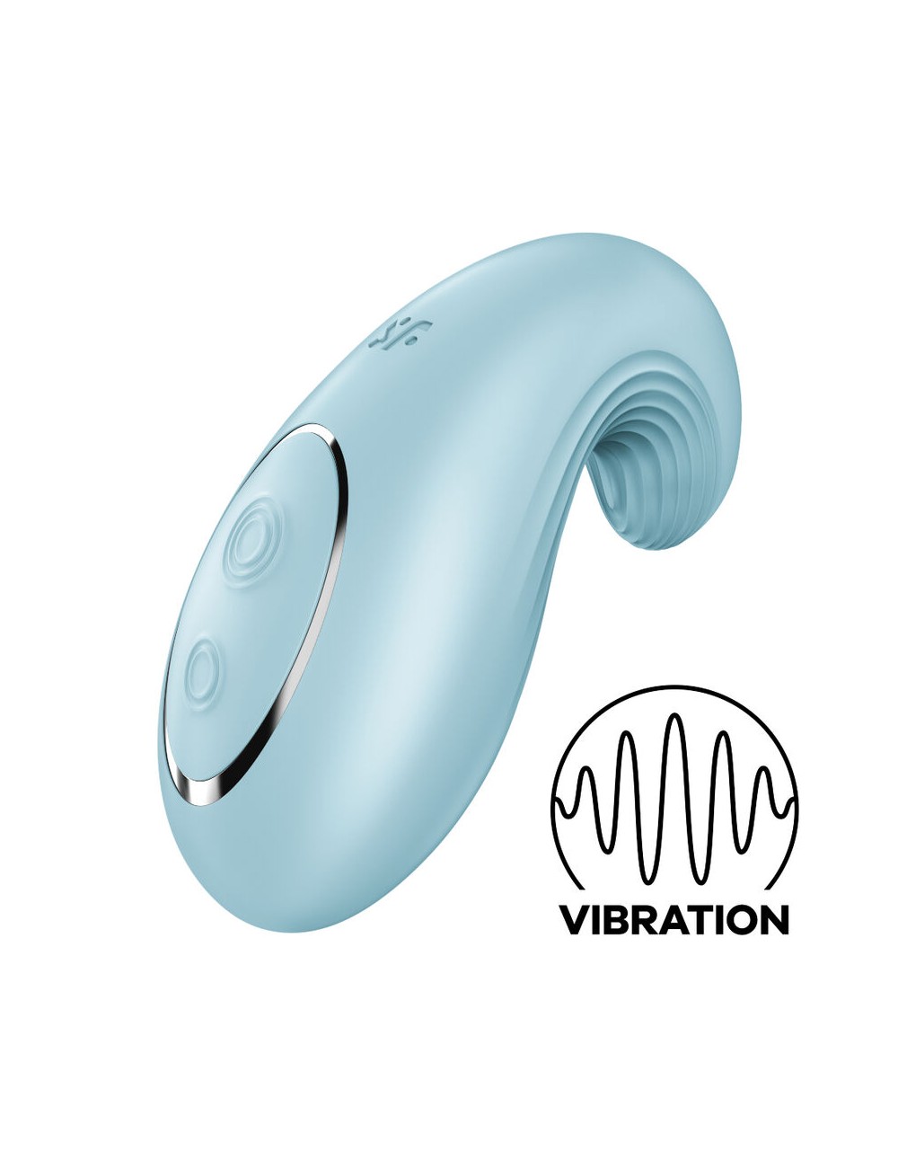 VIBRATORE DA APPOGGIO SATISFYER DIPPING DELIGHT - BLU