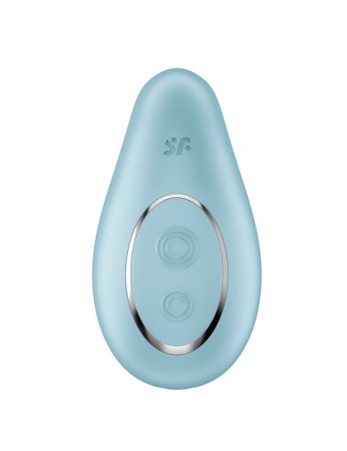 VIBRATORE DA APPOGGIO SATISFYER DIPPING DELIGHT - BLU