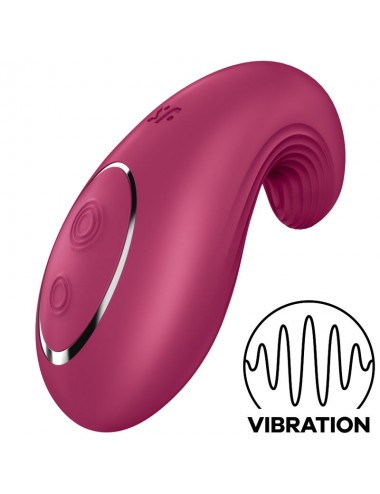VIBRATORE DA APPOGGIO SATISFYER DIPPING DELIGHT - ROSSO