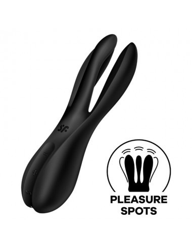 VIBRATORE SATISFYER THREESOME 2 - NERO