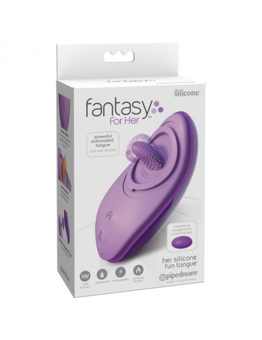 FANTASIA PER LA SUA LINGUA DIVERTENTE IN SILICONE - VIOLA