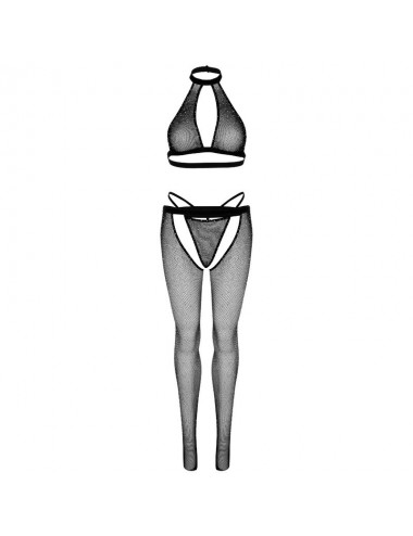 LEG AVENUE TOP A RETE, PERIZOMA E COLLANT
