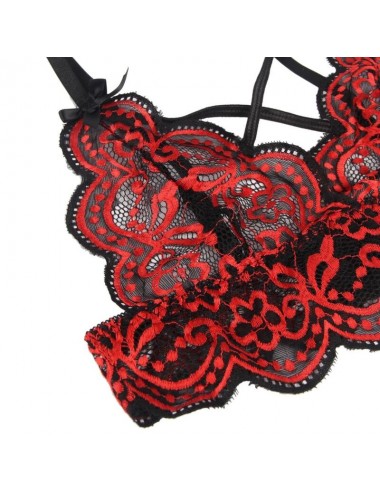 SUBBLIME SET DUE PEZZI TOP IN PIZZO E MUTANDINE L/XL