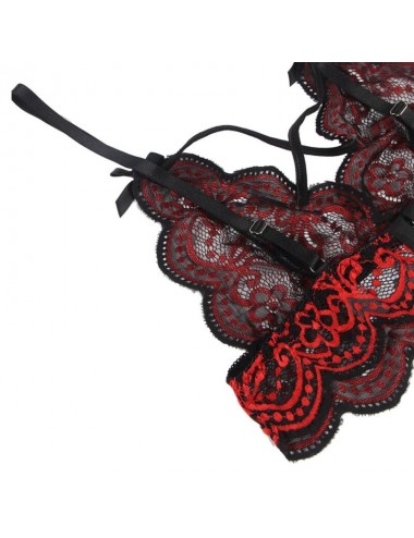 SUBBLIME SET DUE PEZZI TOP IN PIZZO E MUTANDINE L/XL