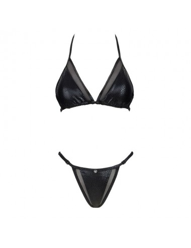 OBSESSIVE - BIKINI PUNTA NEGRA NERO L