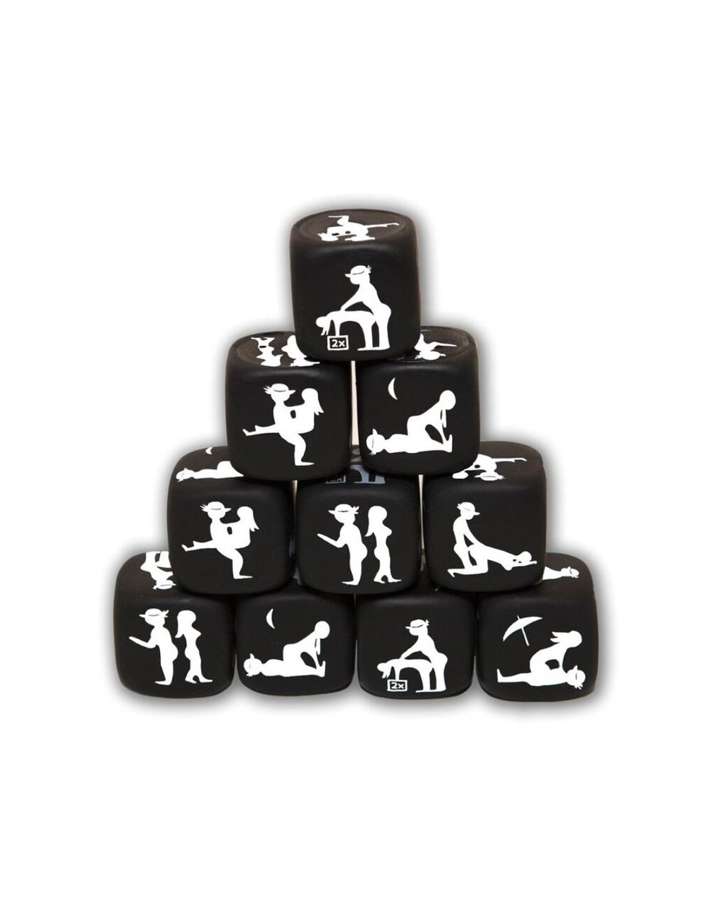 DIABLO PICANTE - GIOCO DI DADI DI POSTURA NERO DIABLO PICANTE - GIOCO DI DADI DI POSTURA NERO