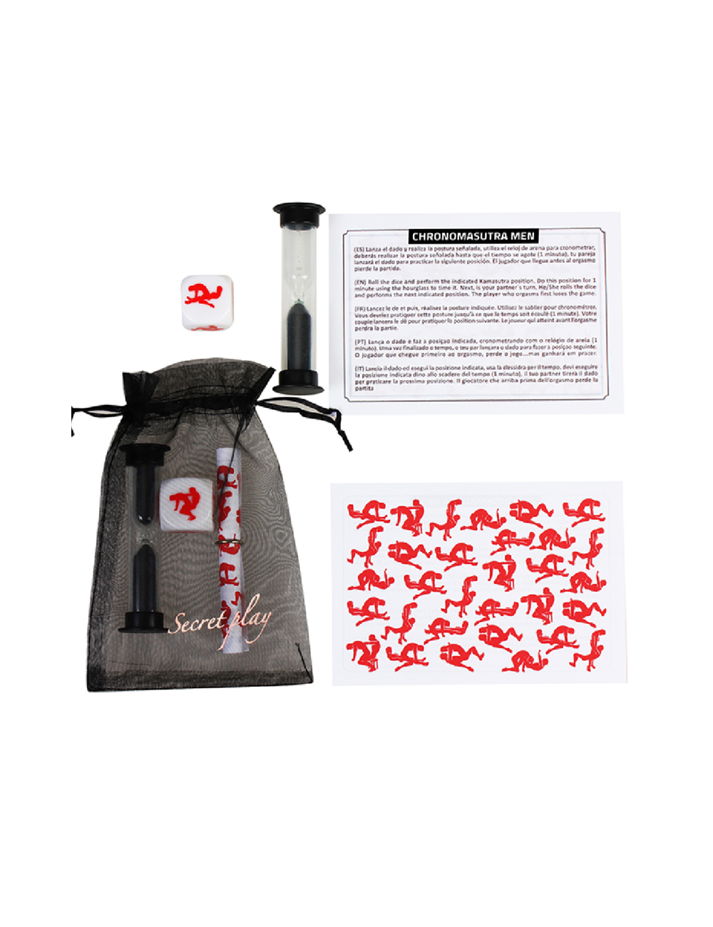 SECRETPLAY CHRONOMASUTRA JUEGO GAY KIT ES/EN/IT/PT/FR SECRETPLAY CHRONOMASUTRA JUEGO GAY KIT ES/EN/IT/PT/FR