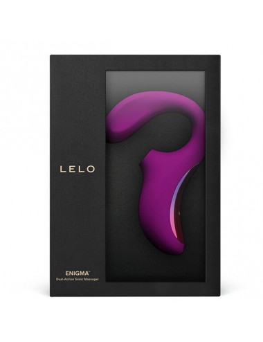 LELO ENIGMA DUAL STIMULATION SONIC MASSAGER DEEP ROSE