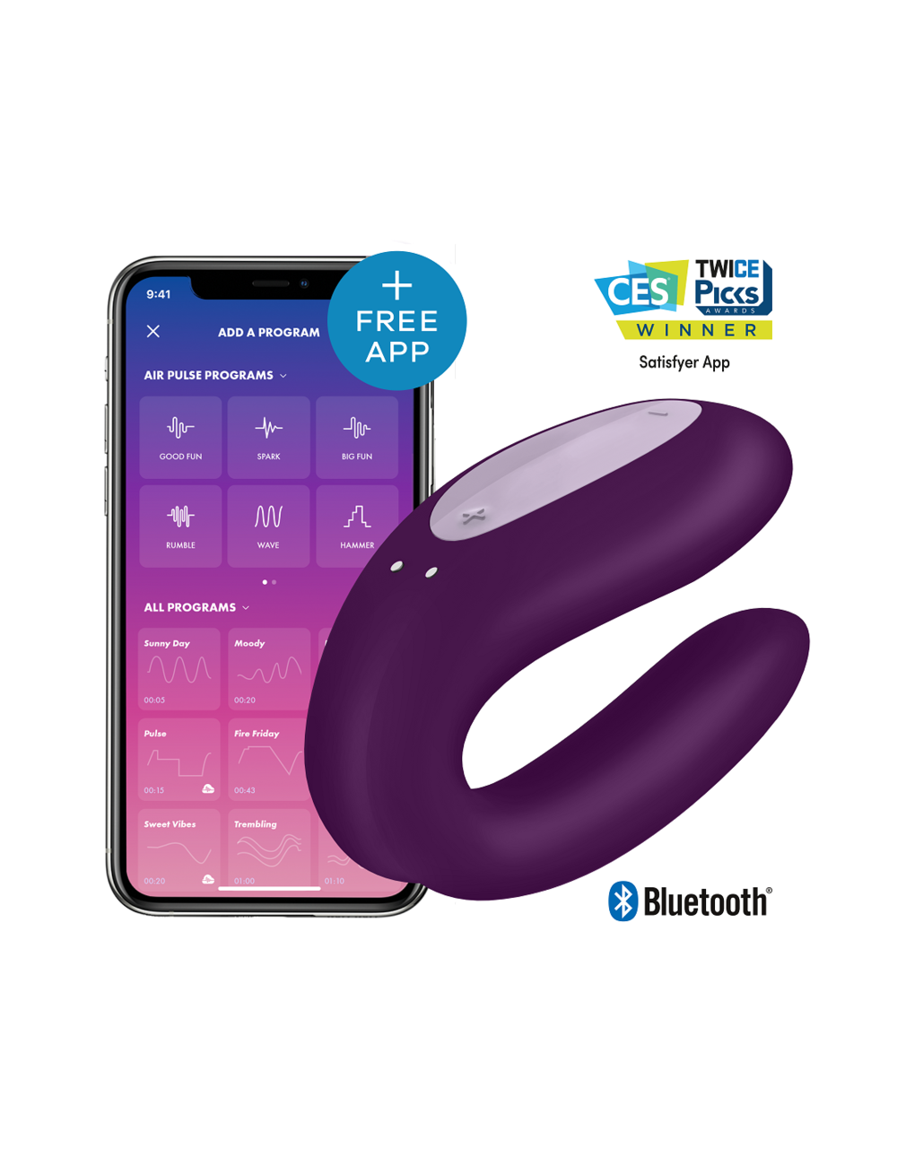 SODDISFACENTE DOUBLE JOY CON APP VIOLA SODDISFACENTE DOUBLE JOY CON APP VIOLA