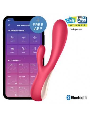 SATISFYER MONO FLEX ROSSO CON APP