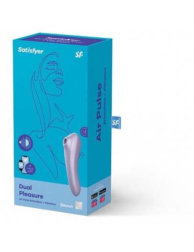 SATISFYER DUAL PLEASURE AIR PULSE MALVA