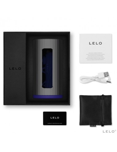 LELO F1S V2 MASTURBADOR CON TECNOLOGIA SDK - ROSSO E NERO - CANNA DI FUCILE E BLU MEZZANOTTE