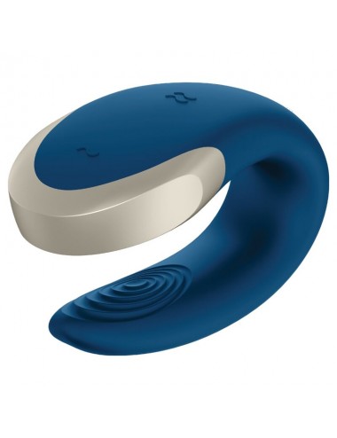 VIBRATORE SATISFYER DOUBLE LOVE LUXURY PARTNER - BLU