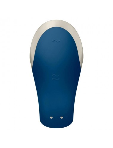 VIBRATORE SATISFYER DOUBLE LOVE LUXURY PARTNER - BLU