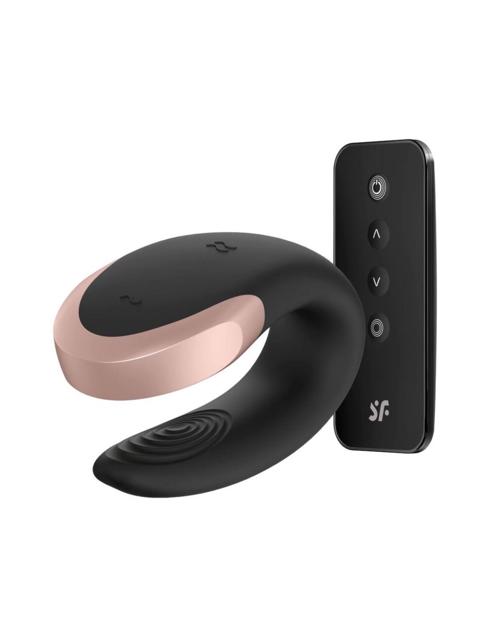 VIBRATORE SATISFYER DOUBLE LOVE LUXURY PARTNER - NERO VIBRATORE SATISFYER DOUBLE LOVE LUXURY PARTNER - NERO