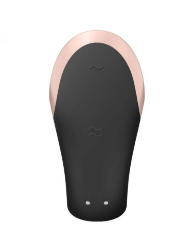 VIBRATORE SATISFYER DOUBLE LOVE LUXURY PARTNER - NERO