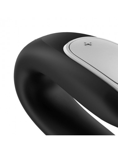 VIBRATORE SATISFYER DOPPIO DIVERTIMENTO PARTNER - NERO