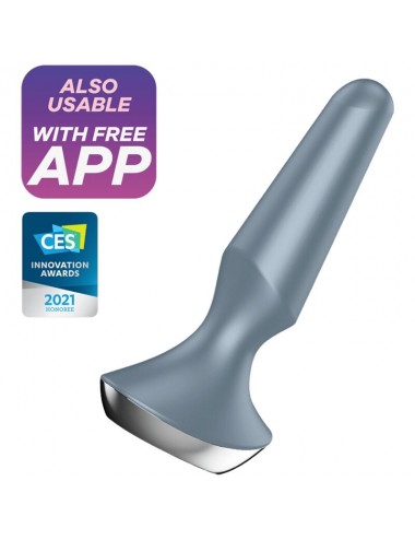 PLUG SODDISFATTO ILICIOUS 2 PLUG VIBRATORE - ARGENTO