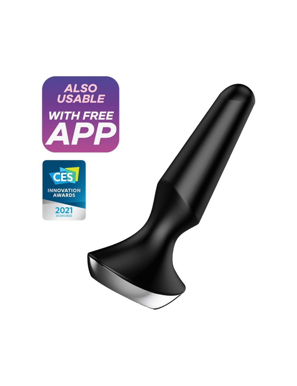 VIBRATORE SODDISFACENTE PLUG ILICIOUS 2 PLUG - NERO VIBRATORE SODDISFACENTE PLUG ILICIOUS 2 PLUG - NERO