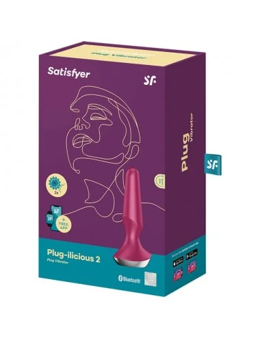 VIBRATORE SODDISFACENTE PLUG ILICIOUS 2 PLUG - BERRY