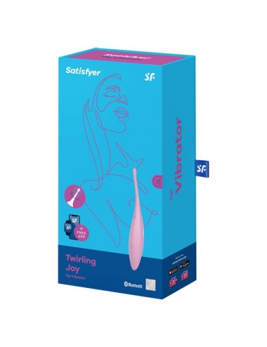 SATISFYER TWIRLING JOY CLIT TIP STIMOLANTE - ROSA