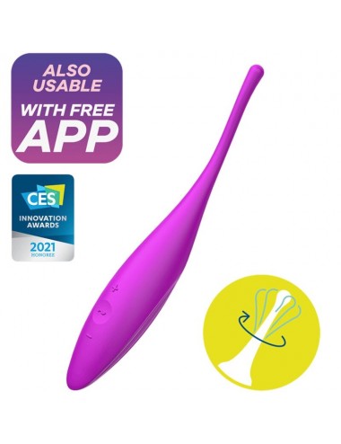 SATISFYER TWIRLING JOY CLIT PUNTA STIMOLANTE - FUCSIA