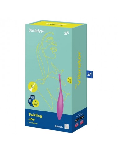 SATISFYER TWIRLING JOY CLIT PUNTA STIMOLANTE - FUCSIA
