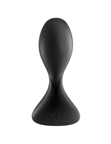 SATISFYER TRENDSETTER VIBRATING PLUG APP - BLACK