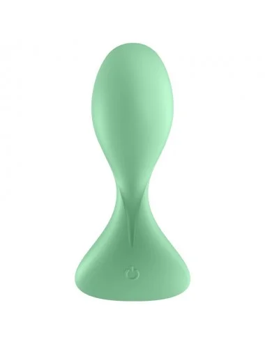 SATISFYER TRENDSETTER VIBRATING PLUG APP - GREEN