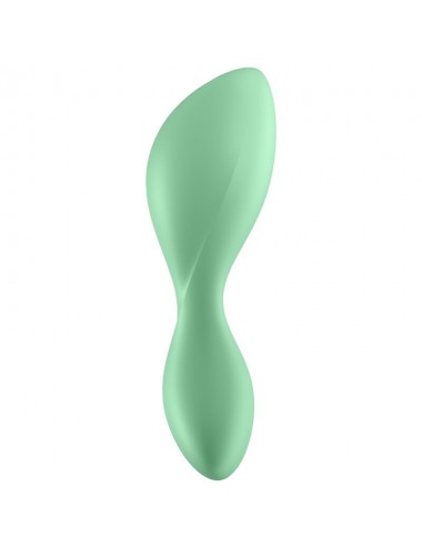 SATISFYER TRENDSETTER VIBRATING PLUG APP - GREEN