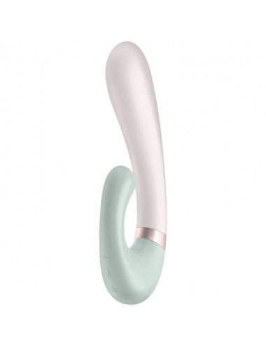 SATISFYER HEAT WAVE VIBRATOR APP - WHITE