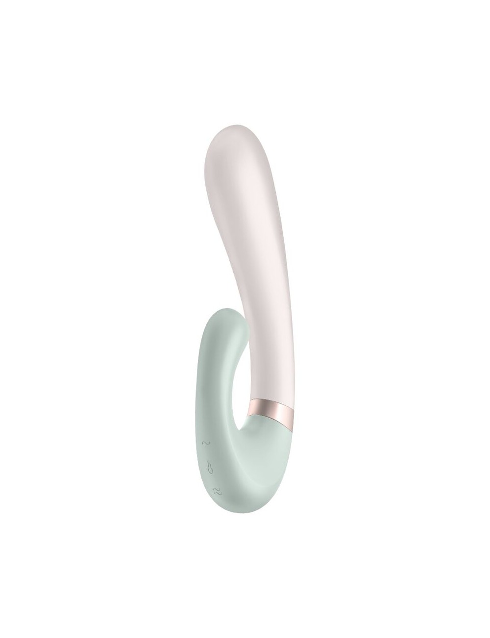 SATISFYER HEAT WAVE VIBRATOR APP - WHITE