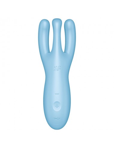 SATISFYER THREESOME 4 VIBRATOR APP - BLUE