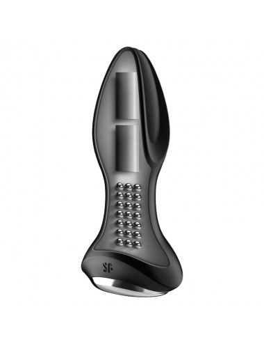SATISFYER ROTATOR PLUG 2+ VIBRATING PLUG APP - BLACK