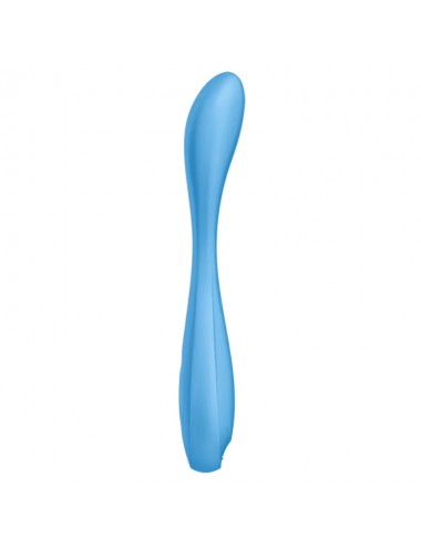 SATISFYER G-SPOT FLEX 4+ MULTI VIBRATOR APP - BLUE