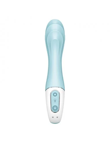 SATISFYER AIR PUMP VIBRATOR 5+ INFLATABLE G-SPOT VIBRATOR APP - BLUE
