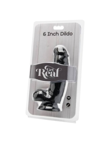 GET REAL - DILDO 12 CM CON PALLINE NERE