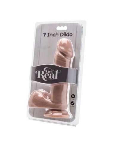 GET REAL - DILDO 18 CM CON PELLE DI PELLE