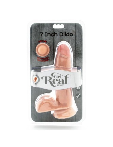 GET REAL - DILDO A DOPPIA DENSITÀ PELLE DI 12 CM IN PELLE