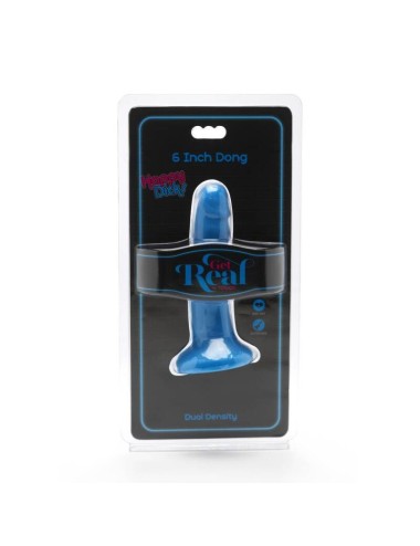 GET REAL - HAPPY DICKS DONG 12 CM BLU