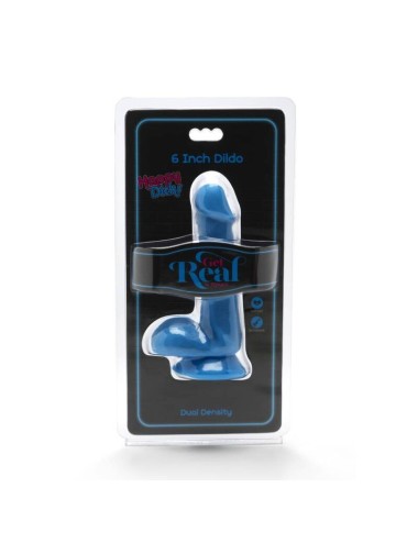 GET REAL - HAPPY DICKS DILDO PALLINE 12 CM BLU