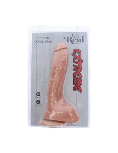 GET REAL - EXTREME XXXL DILDO 34 CM PELLE
